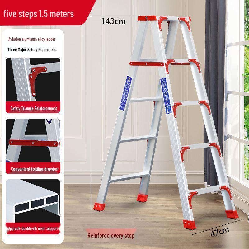 2-3M Multifunctional A-Frame Aluminum Alloy Ladder for Construction