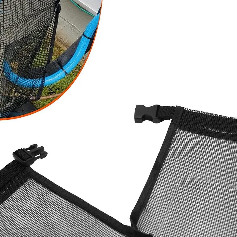 Outdoor Mesh AC Full Cover - Anti-Leaf Ventilated Protective Shield for Central Air Conditioner