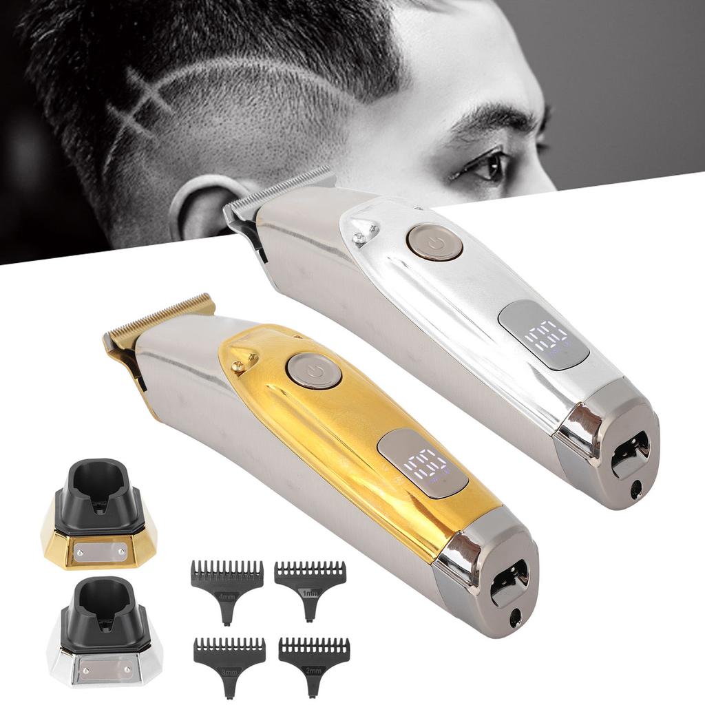 Electric Hair Trimmer LCD Professional Hair Clipper Cutting Grooming Kits for Men