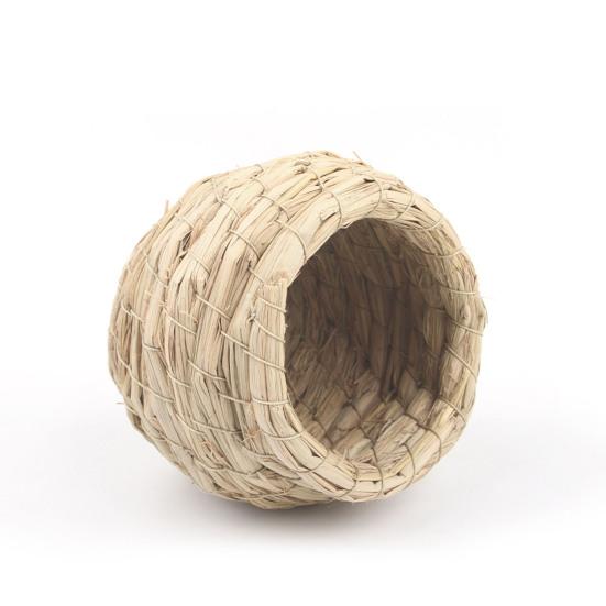 Yousheng Handgewebtes Taubennest Warmer Unterschlupf Verstärkte Kanten Natürliches Atmungsaktives Vogelhaus Aufhängbar Papageien Brutnest