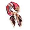 New Korean version of fashion silk square scarf women's spring and autumn temperament mulberry silk oil painting 71 scarf gift scarf