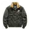 Winter Cotton-padded Men's Plus-size Flight Suit Workwear Lamb Wool Collar Padded Jacket Padded Jacket for Men