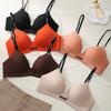 Gather Underwear, Small Breasts, Big and Seamless Stars, Thin Flash, Shoulder Straps, Soft Support, Thin Collection, Sub-breast Text