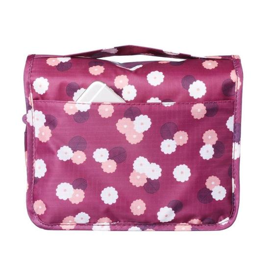 Travel Hanging Toiletry Bag Portable Cosmetic Organizer with Hook Waterproof Makeup Pouch for Women Girls Business Trips Vacation Use