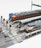 TOMYTEC TOMIX N Gauge Train Depot Rail Extension 91017 Railway Model Supplies Silver