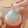 175/350ml Quetschölflasche Kunststoff Würzsauce Spender für Sojasauce Salatdressing Schnelles Kochen Gewerbliche Küchennutzung