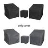 Outdoor Patio Furniture Covers Set Made of 210D Oxford Waterproof Material for Sofa Two Chairs and Coffee Table