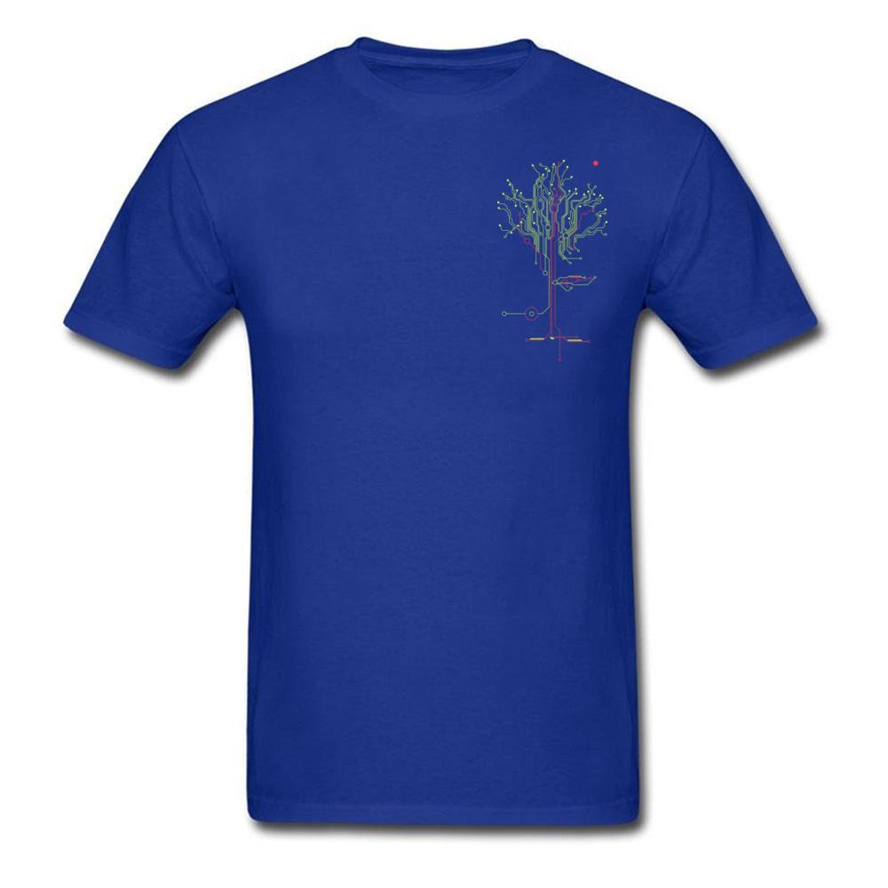Men's Tops Tees Tree of Tomorrow IC Circuit Board Creative Design Youth Tshirt Oversized Fashion Cool Tops Tees Sweatshirt