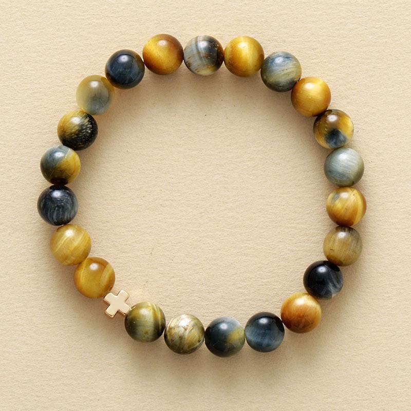 BLINGBAY Women's Bracelet New Natural Stone Handmade Elastic Beaded Bracelet Adjustable Couple Bracelet Girls Party Birthday Jewelry Gift
