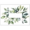 Light Switch Decal Green Leaf Vinyl Stickers Plant Leaf Design Waterproof