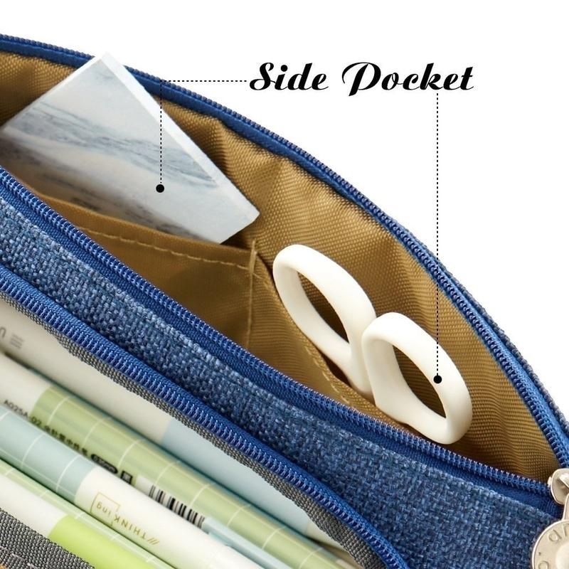 Kawaii Large Capacity Pencil Case School Pen Case Portable Pencil Bag Pencils Pouch School Office Pen Box Stationery Holder Box