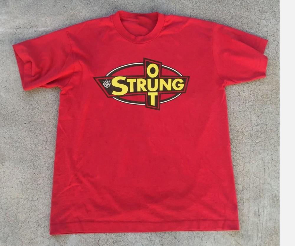 

Strung Out Band Logo Classic Red Shirt Full Size S-5XL Gift Fans Unisex T-Shirt L