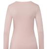 Hanro V Neck Long sleeVe Shirt  71841 Blush 