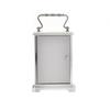 Wm Widdop Silver colour Carriage Clock