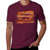 Bacon Rashers T-Shirt Blouse Plus Sizes Short Sleeve Tee T-shirts for Men Cotton