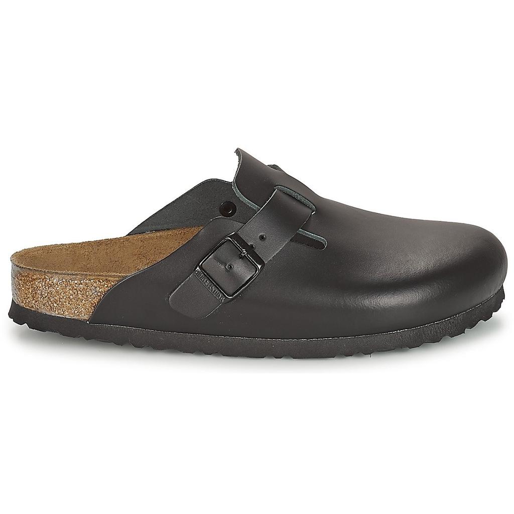 Birkenstock Boston Clog Smooth Black cm (Narrow Width), Leather, 23.0