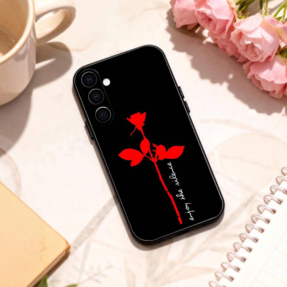 B-Band Depeches M-Modes    phone Case For Samsung Galaxy A73,A72,A71,A70,A53,A52,A51,Others Soft Black Shell