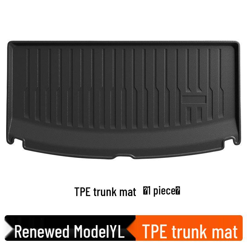 Tesla Model Y Floor Mats: TPE Anti-Slip Trunk Mats