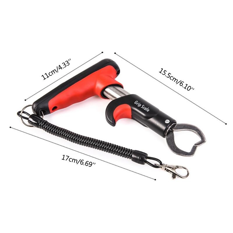 Fishing Gripper 25kg(55lb) Digital Scale Fish Grip Portable Fishs Control Tool