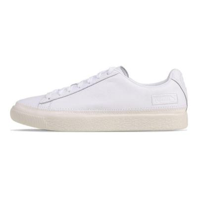 Basket Stitched Unisex Low-Top Sneakers White 368387-01