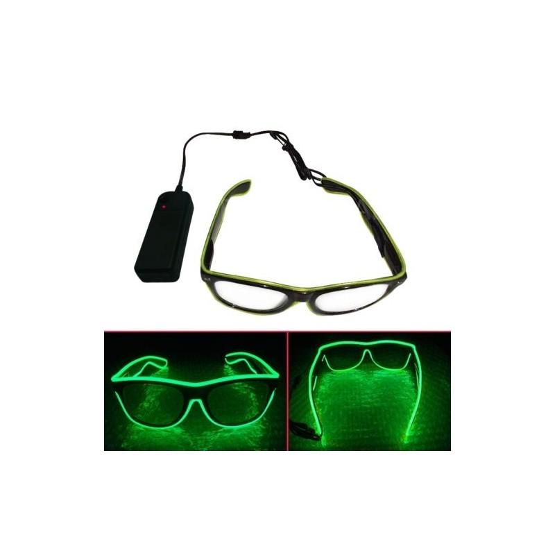 Premium Quality Led El Wire Glasses Light Up Glow Sunglasses For Dj Nightclub Parties