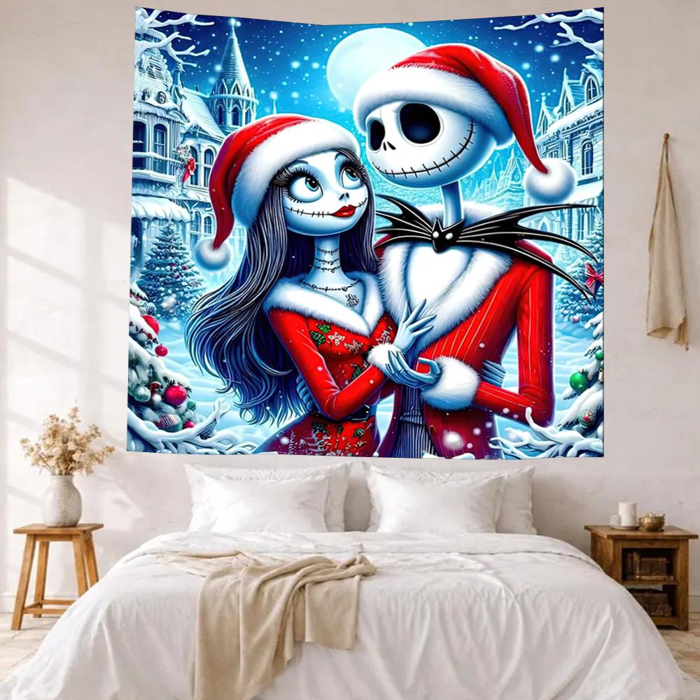 Decorazione da Parete Incubo di Natale Arte a Tappezzeria Per Ricordo Animale Domestico Compleanno Festa Nuziale Sfondo Regalo di Famiglia