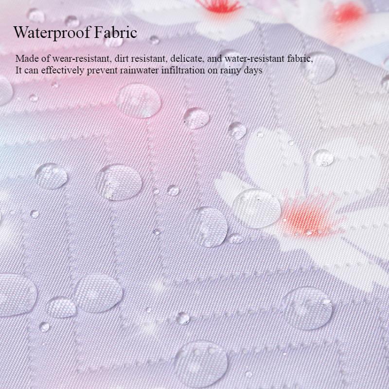 Jesień Nowy Zestaw 3 szt. Plecaki z Nadrukiem Kwiatowym, Uroczy Słodki Plecak dla Ucznia Szkoły Podstawowej Klasy 1-3-6, Modna Torba na Książki z Podwójnym Ramieniem z Torbą na Bento i Piórnikiem