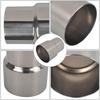 SSN Exhaust Pipe Reducer Component Adapter 2.5 Inch ID To 3.0 Inch ID Polished 304 Stainless Steel Universal ID 2.5" To ID 3.0" Exhaust Pipe Reducer