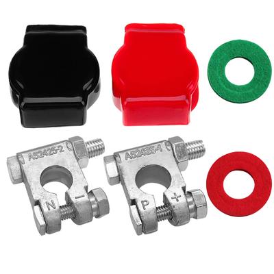 Top Post Military Spec Terminals and Cover Kit for Marine Boat RVs and Vehicles (1 Pair and Cover)