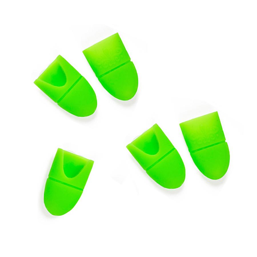 5Pcs Wearable Nail Soakers Pad Holder, Reusable Silicone Soak Off Caps for UV Gel Polish Remover Nail Art Removal Tools