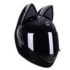 Electric Motorbike Helmet Female Cat Ear Full Helmet Summer Bluetooth Motorbike Full Helmet