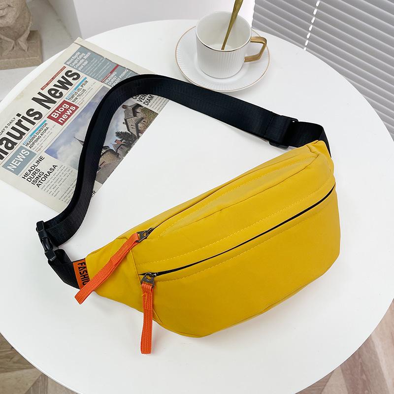 Men's Wear-Resistant Crossbody Bag: Trendy, Simple, Sports-Style Mobile Waist & Chest Bag