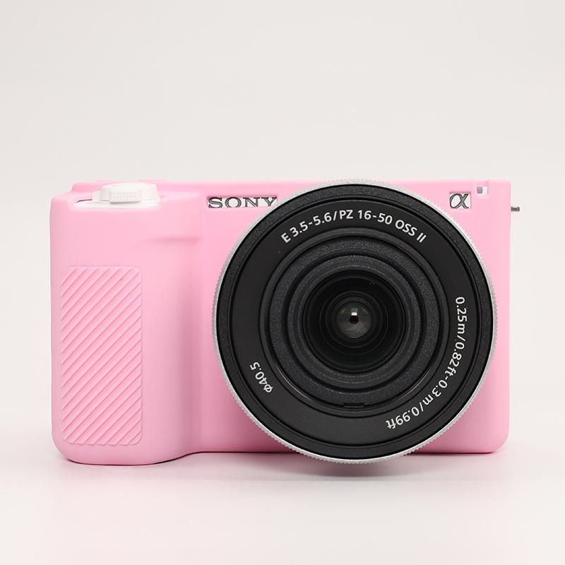 

Protective Case for Sony ZVE-10M2 Camera, Silicone Protective Case for ZVE-10M2, Soft Shell Bag розовый