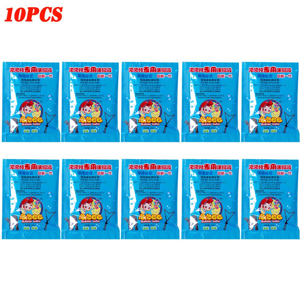 10-100 шт. Раствор для мыльных пузырей Жидкое мыло Вода Заправки для Автоматической Машинки для Мыльных Пузырей Концентрированный Раствор для Мыльных Пузырей