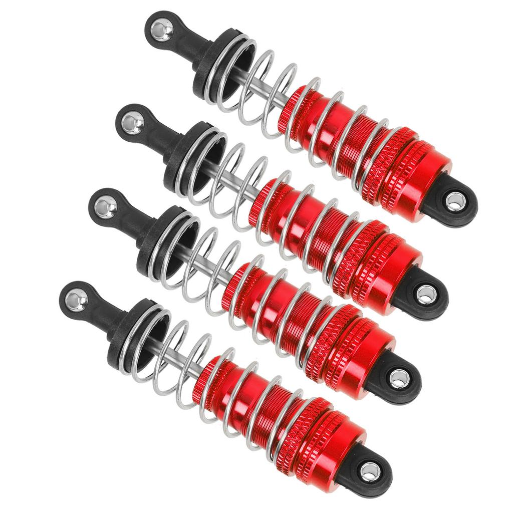 4Pcs RC Metal Shock Absorber Damper Set for MN86 MN86S MN86K MN86KS 112 RC CrawlersRed