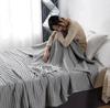Waffle Weave Skin-Friendly Breathable Office Air Conditioning Nap Blanket