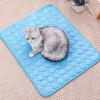 Dog Cooling Mat, Self-Cooling Summer Pet Mat, Breathable Ice Silk Cooling Pad, Washable Portable Self-Cooling Mat for Large Small Dogs Cats