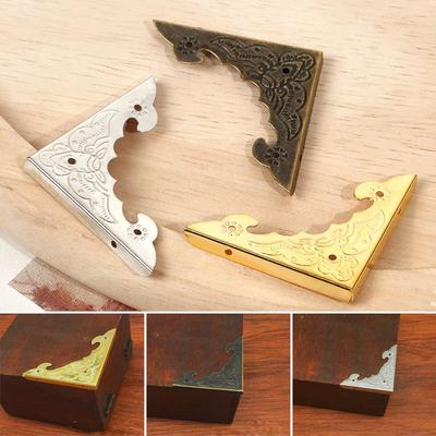 Furniture Fittings Hardware Wooden Box Parts Decoration Corner Antique Jewelry Leg Corner Protector