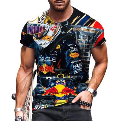 Men Women Round Neck 3d Print T-shirt Polyester Comfortable Tops