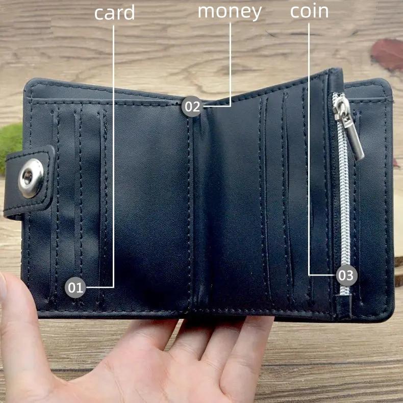 Anime Shingeki No Kyojin Scouting Legion Recon Corps Purse Short Wallet