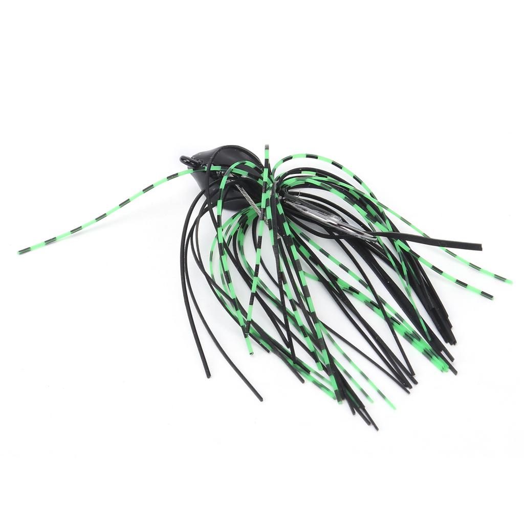 Willow Leaf Spinnerbait Anti Hanging Bottom Fishing Lure Spinner Bait for Fresh Sea BassBlack