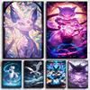 Canvas Painting High Quality Mewtwo Espeon Poster Bright and Long Lasting Colors Modern Living Room Decor Gifts Classic