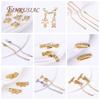10/12mm Lobster Clasps Extension Chain,Rhodium/ 18K Real Gold Plated Brass 66mm Extension Tail Chain DIY Jewelry Making Findings
