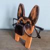Animal Glasses Stand Holder Creative Puppy Dog Pet Shape Glasses Rack For Christmas Gift Wooden Home Office Desk Decor