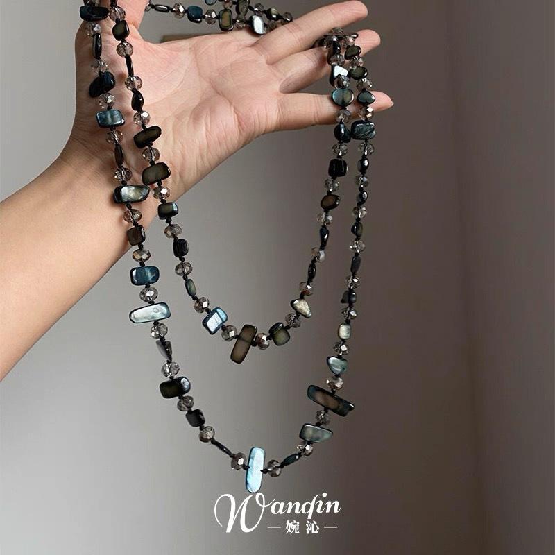 Bohemian Shell Beaded Necklace Lightweight Luxury Ethnic Choker Vacation Beach Jewelry for Women