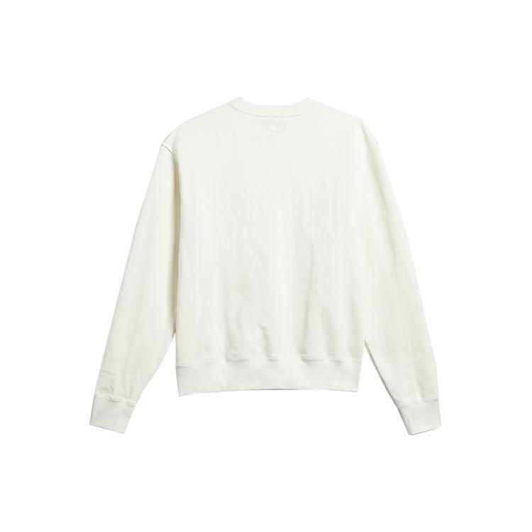 Adidas Originals Trefoil X Pharrell Williams Solid Crew Neck Sweatshirt Men Tops White HF9944