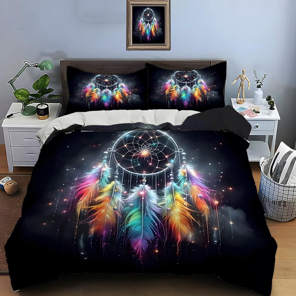 10 Sizes Fantasy Dream Catcher Print Bedding Set Duvet Cover 1 Duvet Cover 2 Pillowcases Adult And Kids Bedding Set Luxury