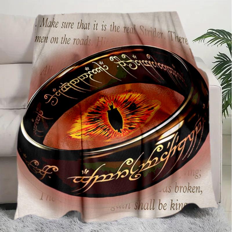 1PC The Lord of the Rings blanket, all-season lightweight home office outdoor nap multifunctional blanket, Christmas gifts