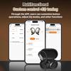 M127 AI Translation Clip-On Bluetooth 5.4 Wireless Earbuds, Open Ear Earphones with Real-Time Translation for 144 Languages