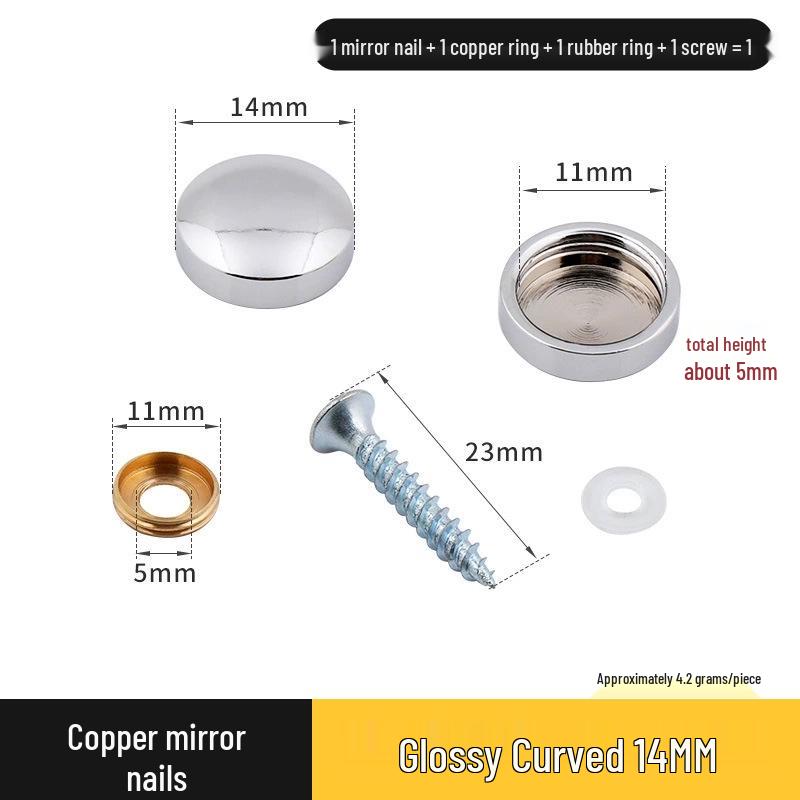 Copricerchio Specchio Rameo per Coperture Decorative